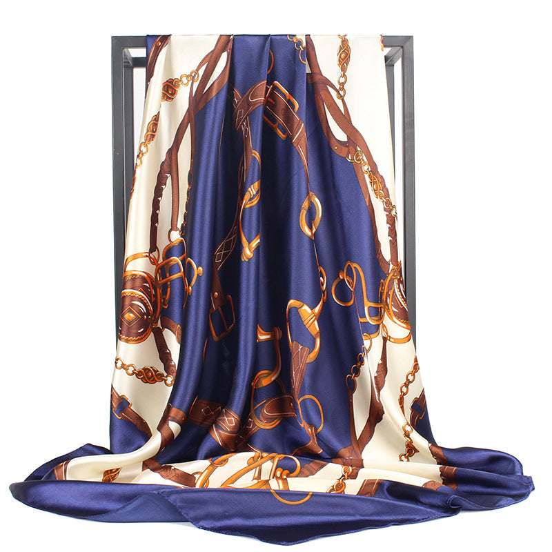 Ladies Large Headscarf Rayon Scarf Printed Elegant Versatile