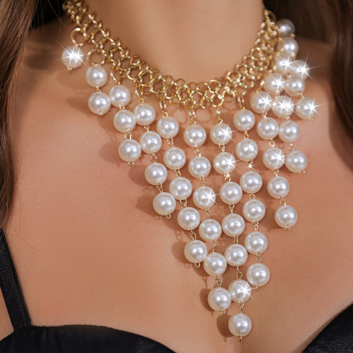 Vintage Pearl Necklace – Classic Women's Jewelry with Timeless Elegance