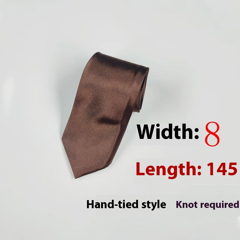 Herren Krawatte schwarz 8cm elegant klassisch Business Stil
