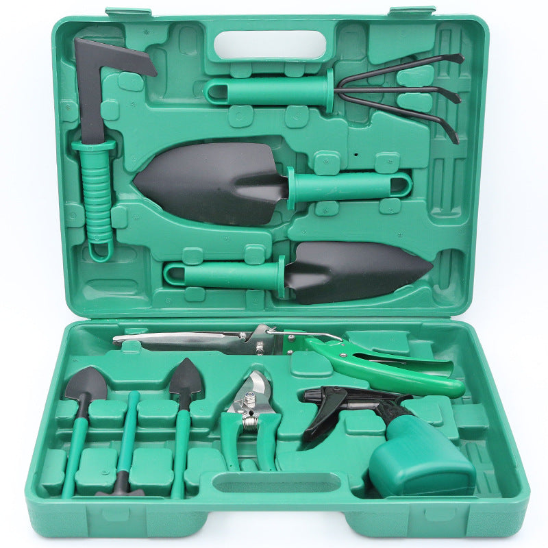 10-teiliges Gartenwerkzeug Set – Profi Gartengeräte für Pflanzenpflege