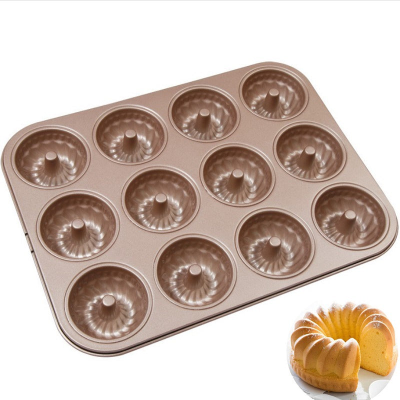 Donut Backform 12er/24er – Antihaft Muffin & Donut Blech
