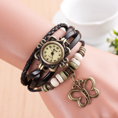 New bracelet, hollow butterfly bracelet in women's style, punk fashion, student, watch