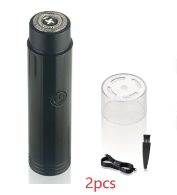 Mini Elektrischer Rasierer USB Wiederaufladbar | Tragbarer Herren Rasierer für Unterwegs