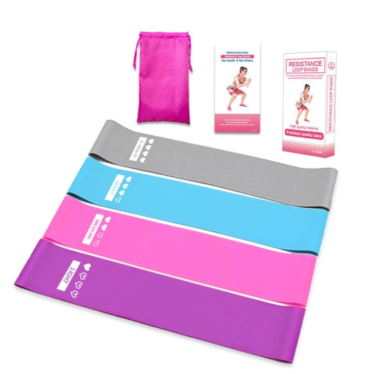 Widerstandsbänder Set Fitness | Booty Bands elastisch für Gym Yoga Training