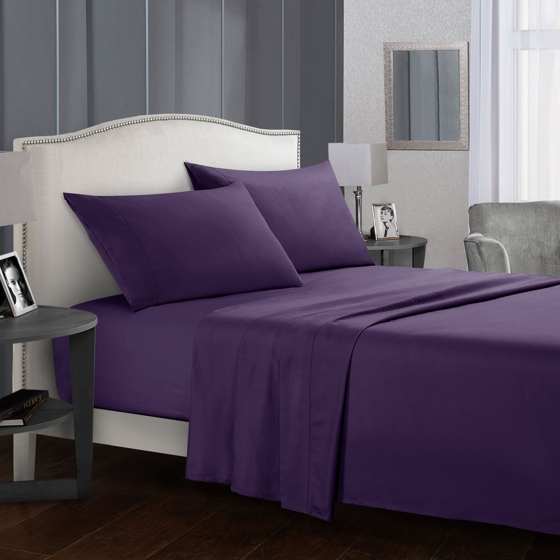 4-piece bedding set | soft breathable easy-care