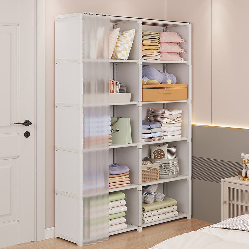 Wardrobe dustproof compact bedroom organizer tidy