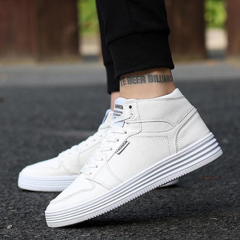 Men's High-Top Sneakers White | Comfort & Style for Everyday