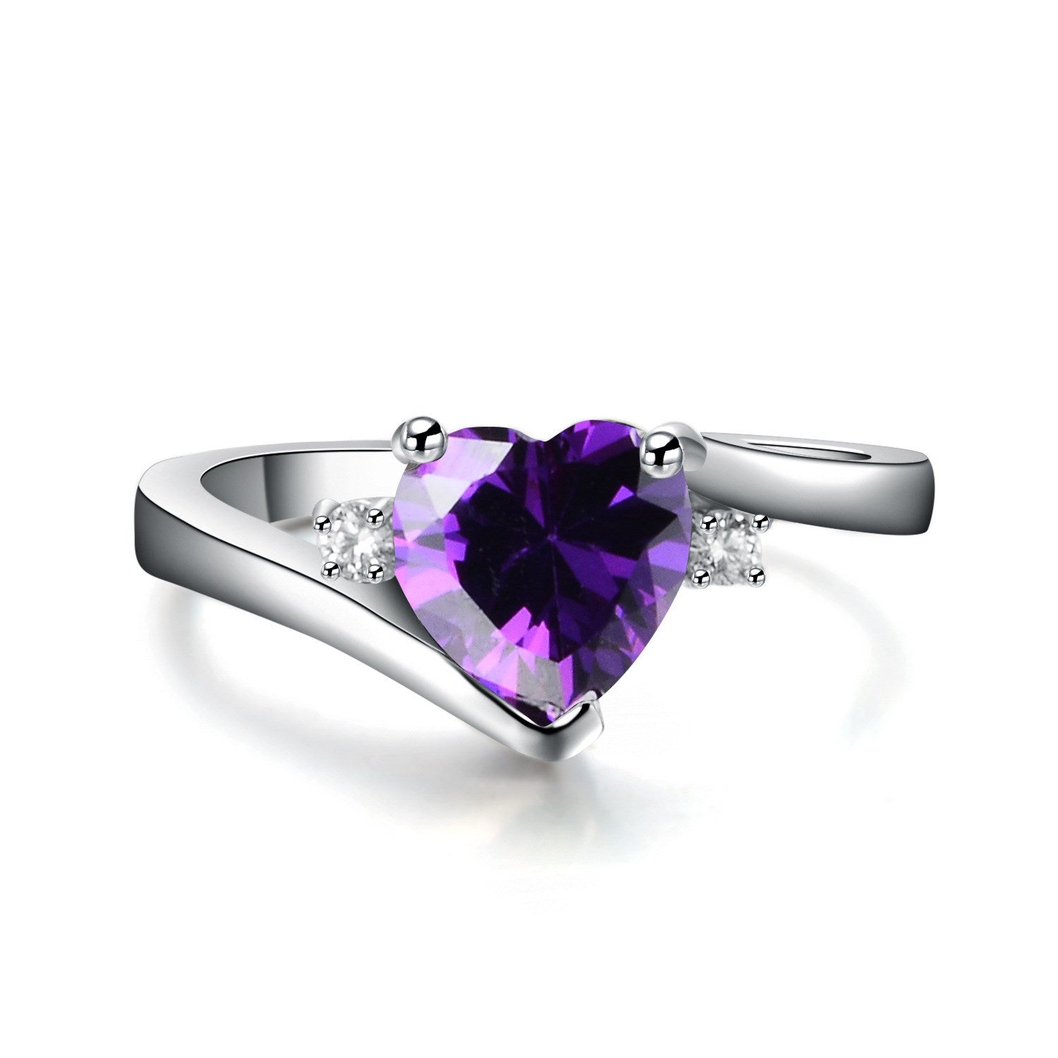 Bunter Zirkon-Liebesring (Farbiger Ring)