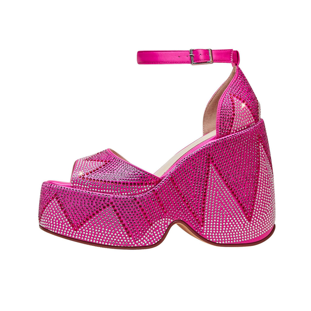 Women's Wedge Sandals Rhinestone | Platform Summer Sandals Luxury