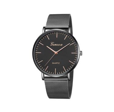 Men's & Women's Geneva Quartz Watch – Stainless Steel Classic Wristwatch