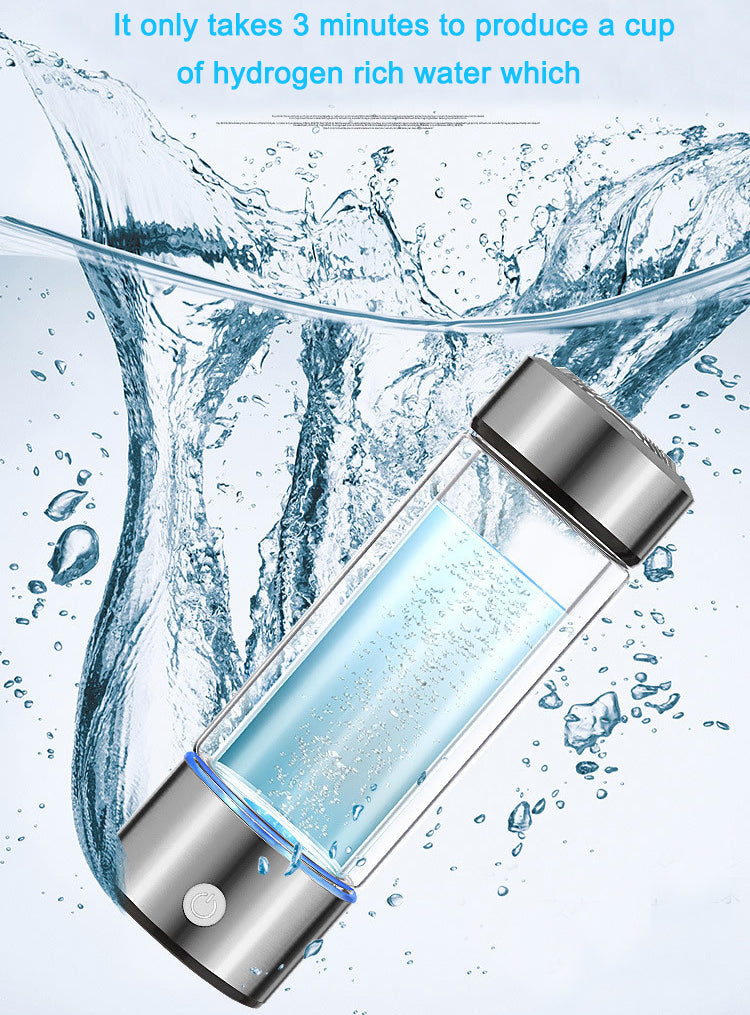 Portable Hydrogen Water Bottle – Ionized Smart Water Bottle