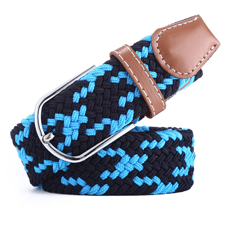 Canvas Stretch Belt Unisex | Woven Adjustable Durable Everyday