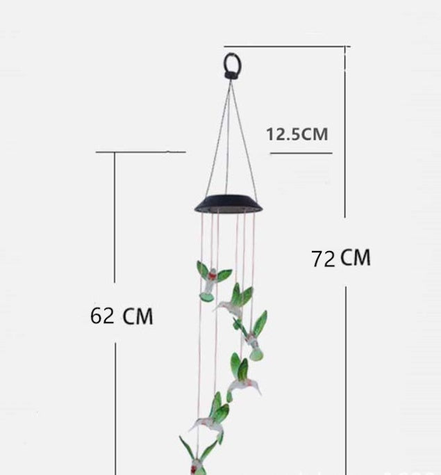 Solar Glockenleuchte LED – Farbwechsel Gartenbeleuchtung für Außen