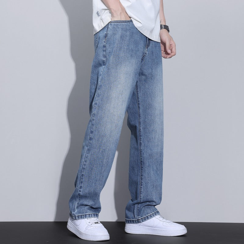 Men's Fleece Trousers Retro – Straight Leg High Street Pants
