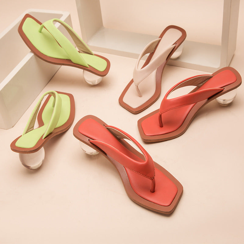 Women's Round Heel Sandals | Elegant Comfort Shoes