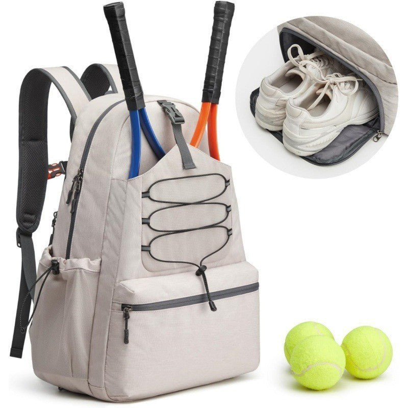 Large Tennis Backpack | 4 Rackets | Shoe Compartment | Sports Bag