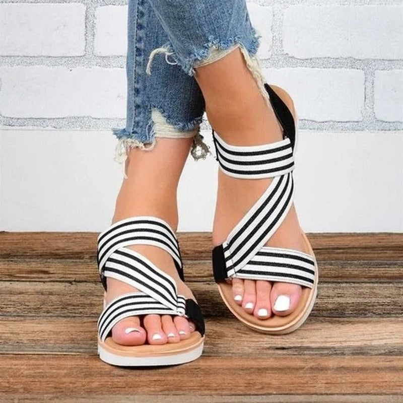 Comfortable Women's Stretch Sandals | Elastic Summer Shoes