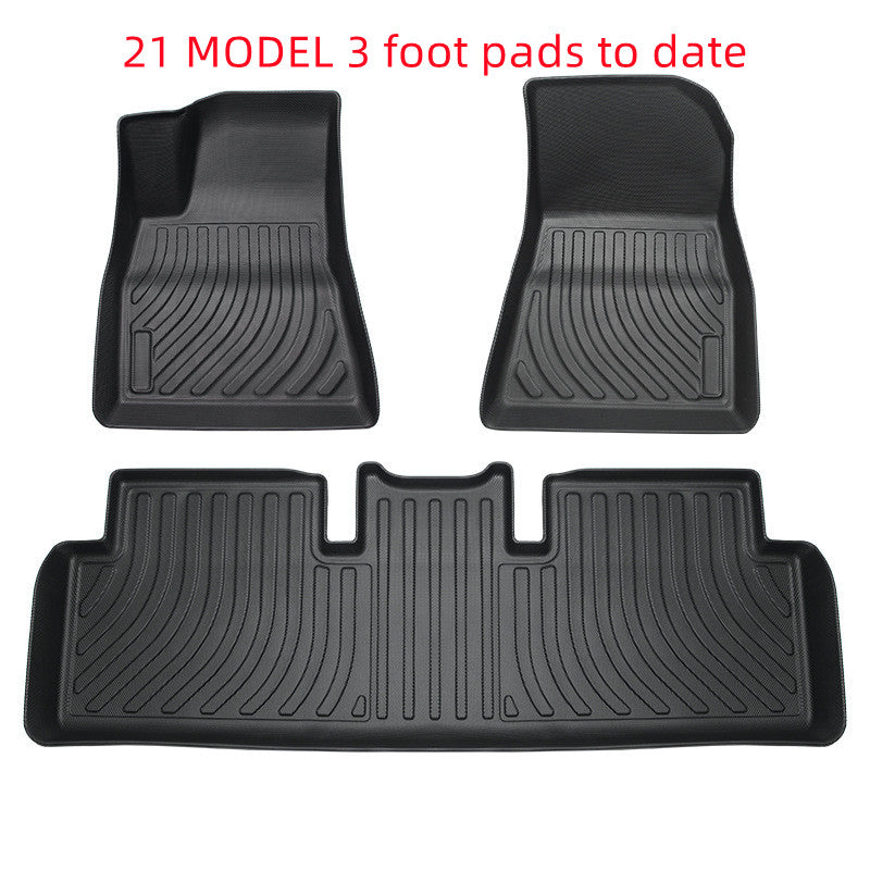 Tesla floor mats precisely fitting non-slip durable interior protection