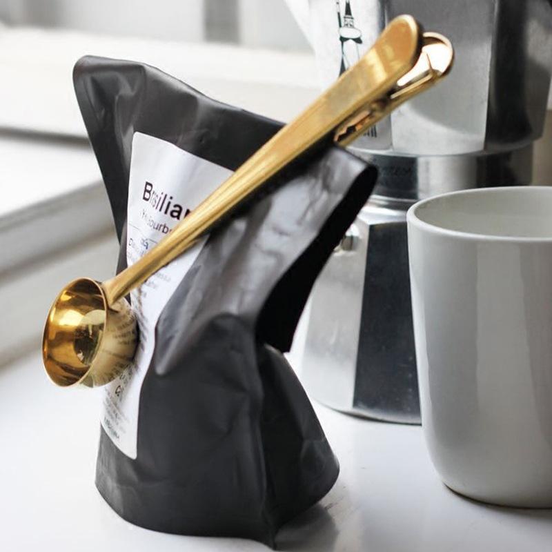 Coffee Clip Spoon 2-in-1 – Measuring Spoon with Freshness Seal