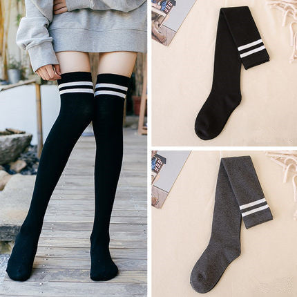 Women's Knee-High Cotton Socks | Korean Style Winter Socks