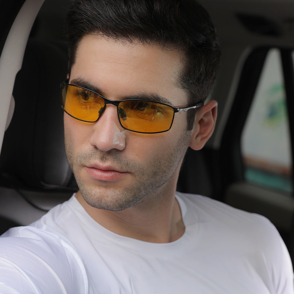 Farbwechsel Sonnenbrille Herren | Nachtfahrbrille | UV Schutz