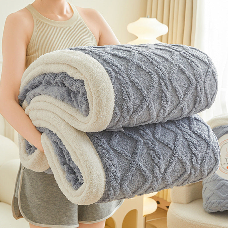 Dicke Kuscheldecke | Warm & weich für Sofa Bett Büro Komfort