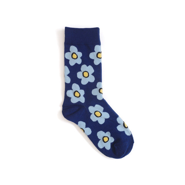 Women's Cotton Socks Floral Cartoon | Cute Trendy Socks