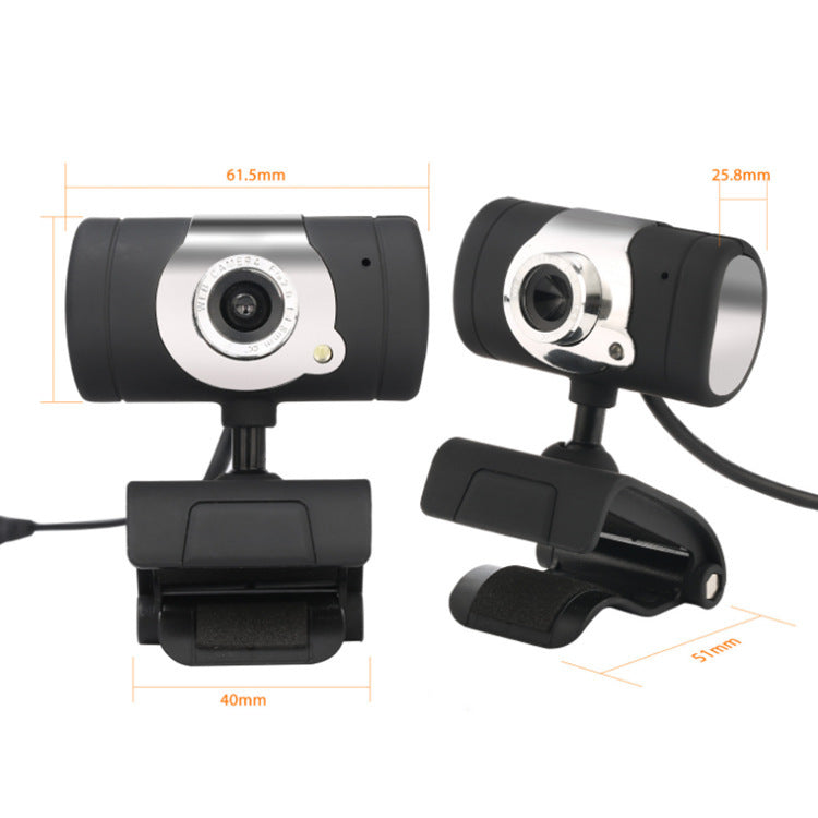 Desktop Webcam HD with Microphone – PC Camera for Video Calls