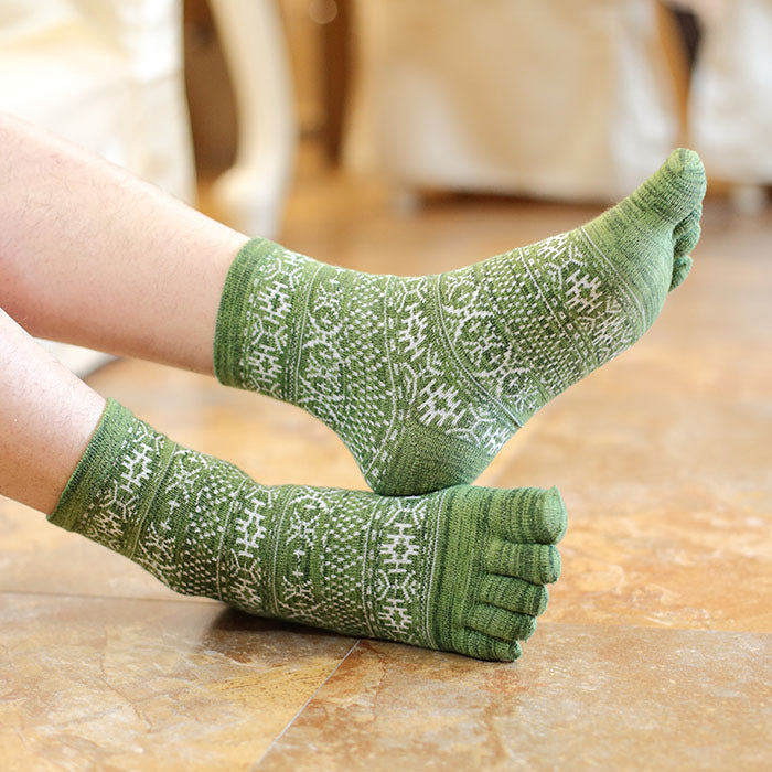 Men's Toe Socks Plus Size | Five Finger Breathable
