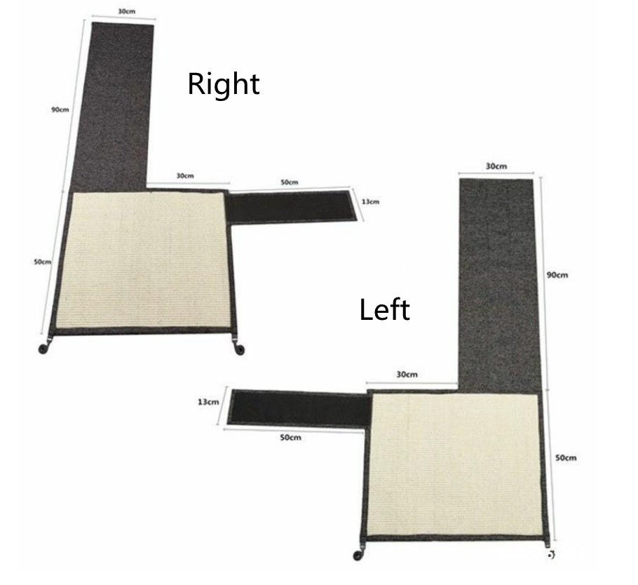 Cat scratching mat sisal | Large robust cat scratching rug
