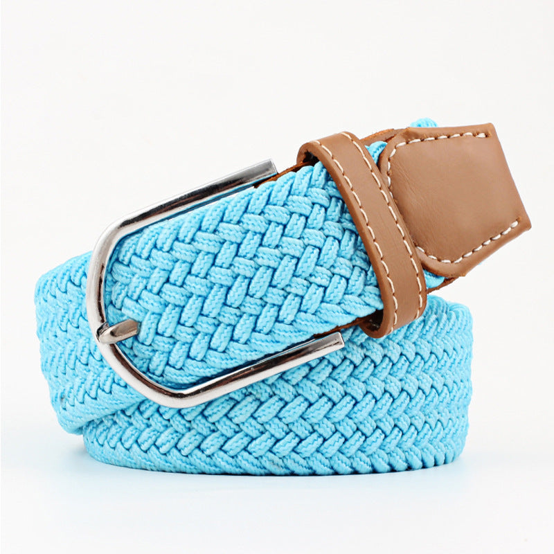 Canvas Stretch Belt Unisex | Woven Adjustable Durable Everyday