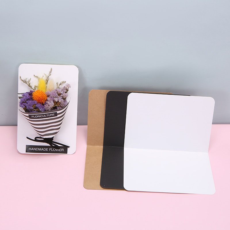 Kraft Cardstock Cards | Blank Greeting Cards DIY Natural Paper Set
