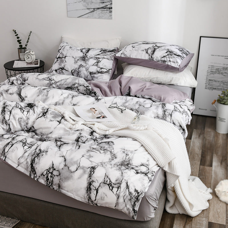 Bettwäsche Marmor Design | modern weich atmungsaktiv langlebig