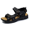 Herren Retro Leder Sandalen Outdoor Strand Freizeit Schuhe