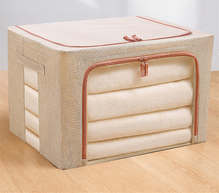 Clothes Storage Box Fabric Foldable Organizer Moving Organization