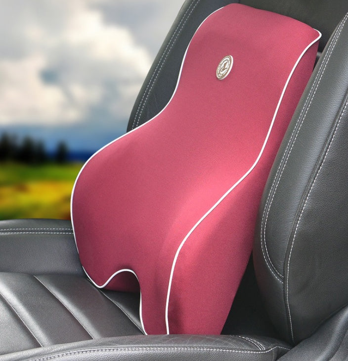 Car Lumbar Cushion Memory Foam Ergonomic Comfortable Back Support