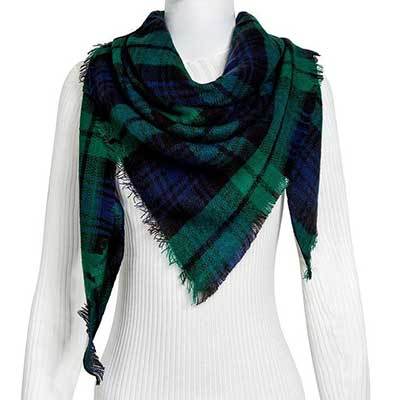 Damen Dreiecksschal Elegant | Herbst Winter Schal Stola