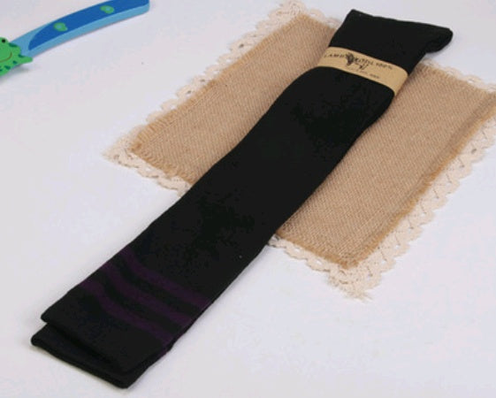 Damen Overknee Streifen Socken – College Style Japan Look
