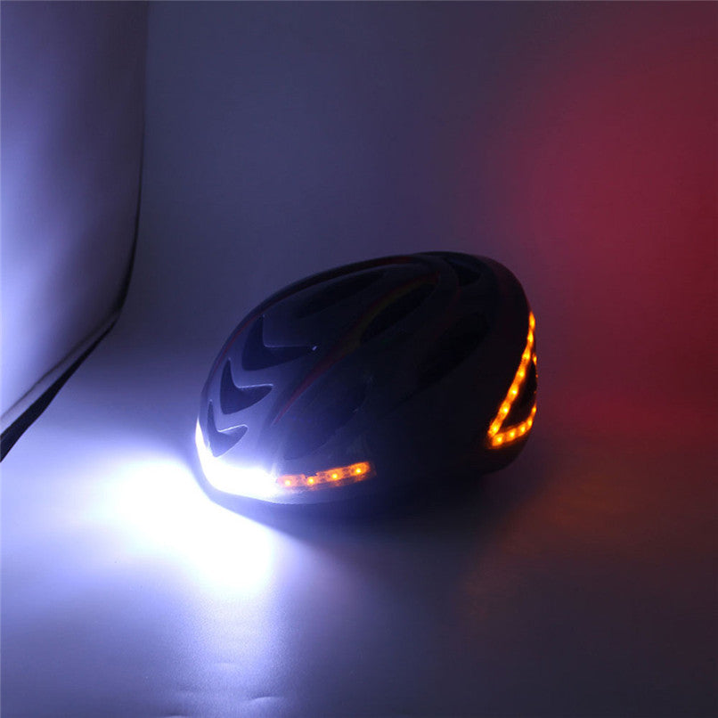 Smart Bicycle Helmet with LED Turn Signal | Smart Helmet USB Safe & Visible
