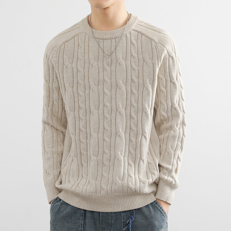 Herren Slim Fit Strickpullover – Eleganter Casual Knit Sweater