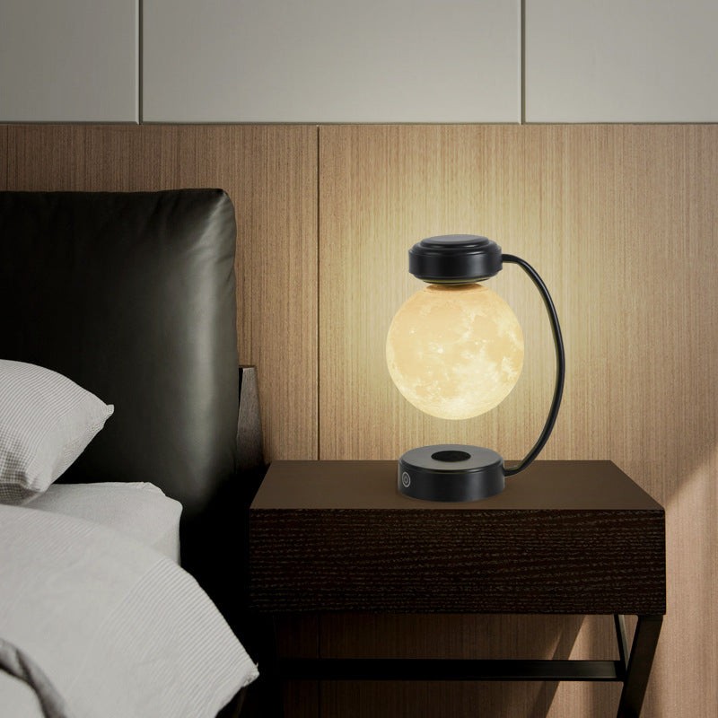 3D LED Moon Lamp Floating - Magnetic Levitation Rotating