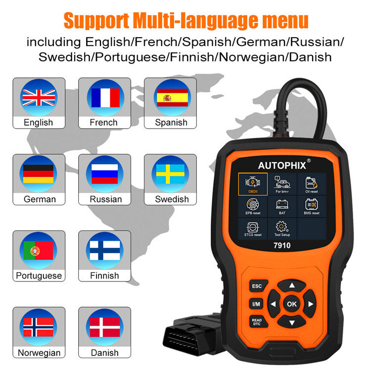 BMW Diagnostic Tool AUTOPHIX 7910 | OBD2 Scanner Professional Tool