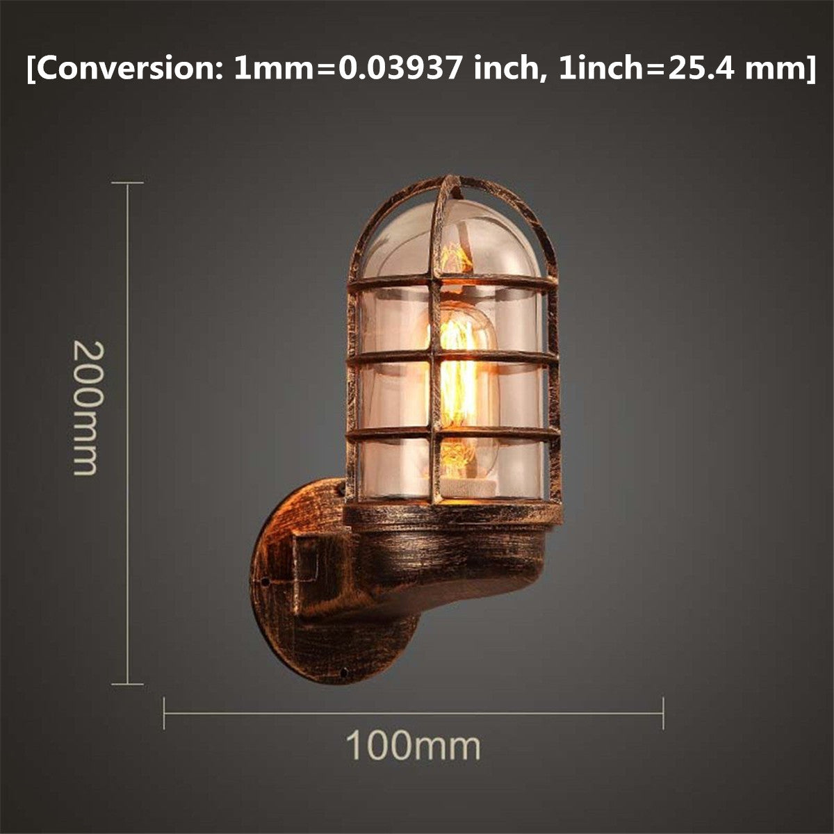 Modern Outdoor Wall Lamp for Cafe Bar Terrace Garden