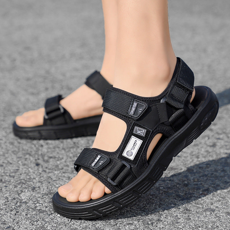 Men's Outdoor Sandals with Buckle Comfort Beach Shoes