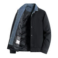 Men's Fake Two-Piece Jacket – Korean Style Loose Trend Jacket