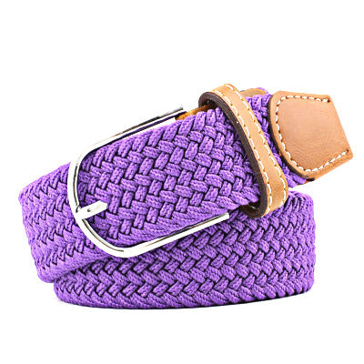 Canvas Stretch Belt Unisex | Woven Adjustable Durable Everyday