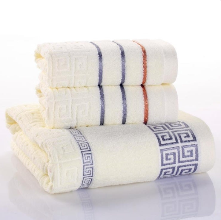 3-Piece Cotton Towel Set | Soft, Absorbent