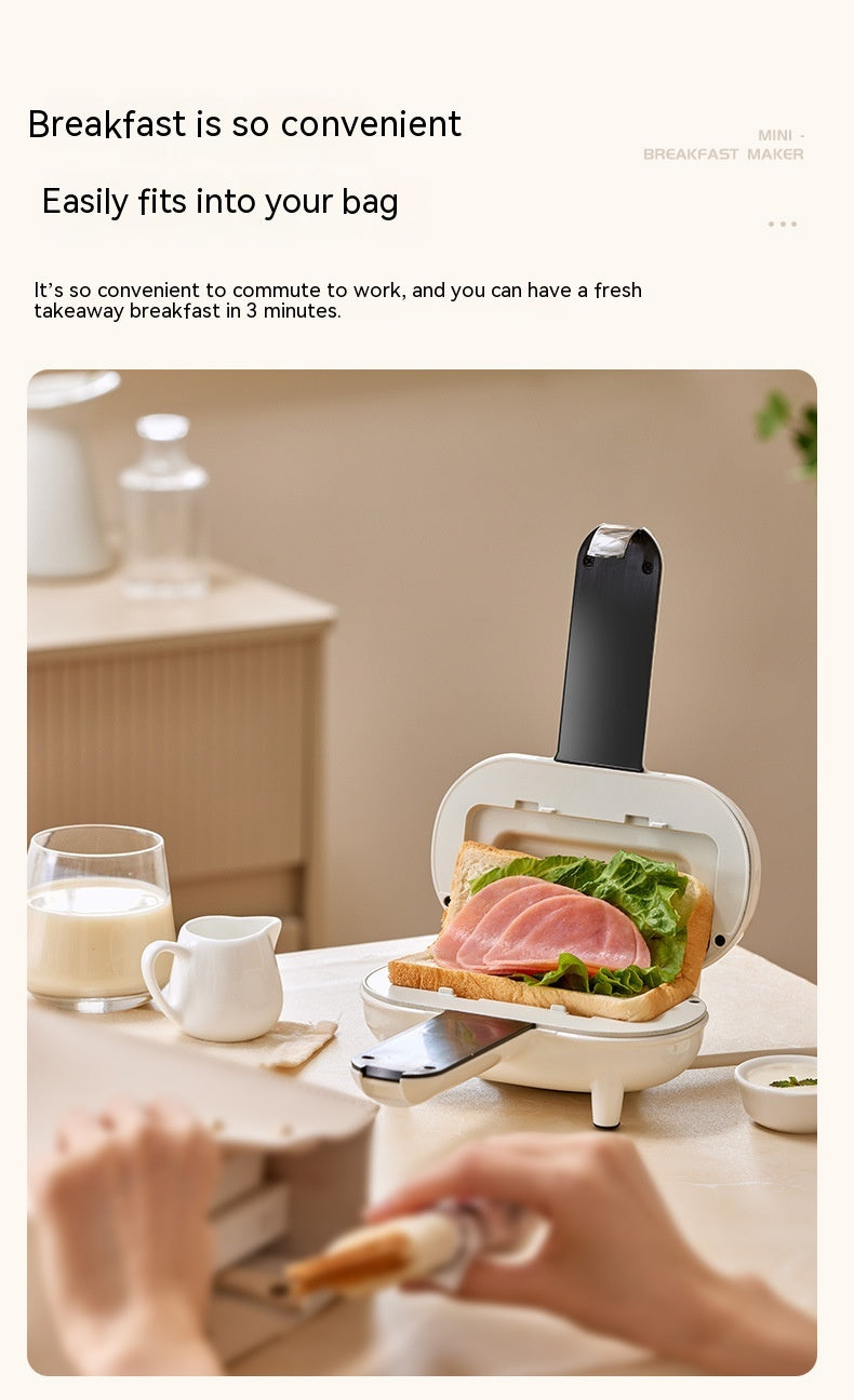 Mini Sandwichmaker Premium – Kompakter Frühstücks Toaster