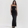 Sexy Bandeau Maxi Dress – Backless Slim-Fit Evening & Party Dress