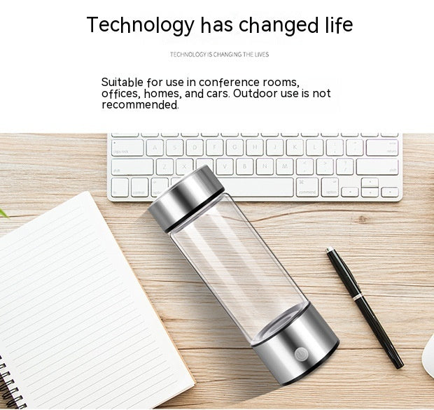 Hydrogen Water Bottle Premium - Electric Generator Bottle